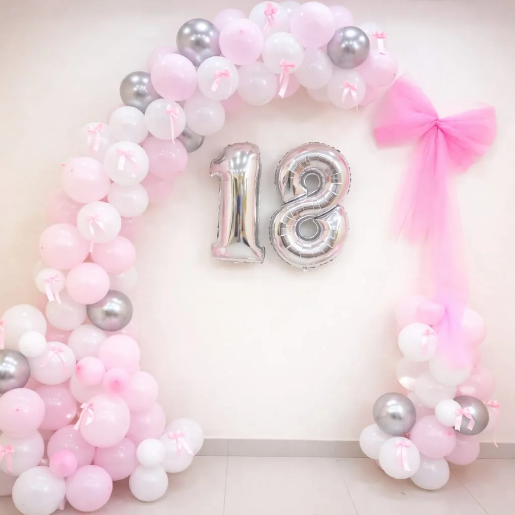 Pretty Pink Bow Birthday Decor